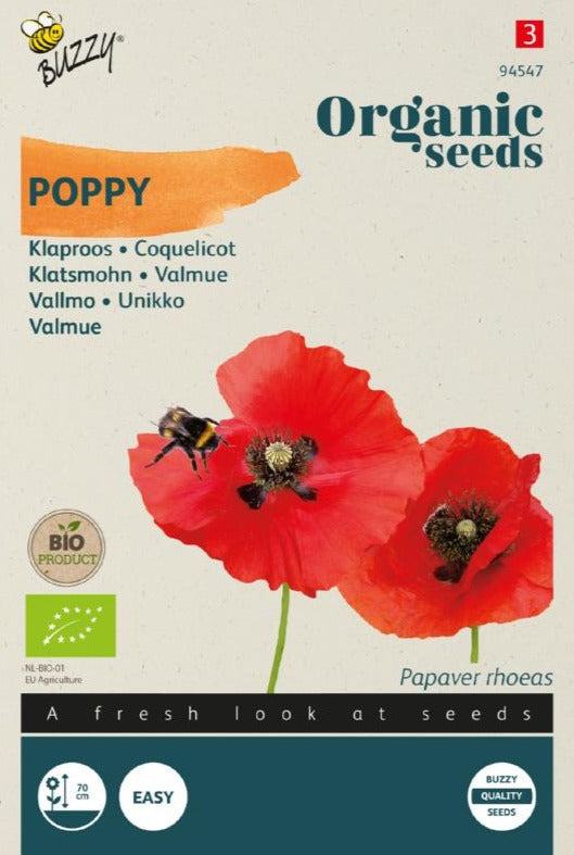 Klaproos Rood